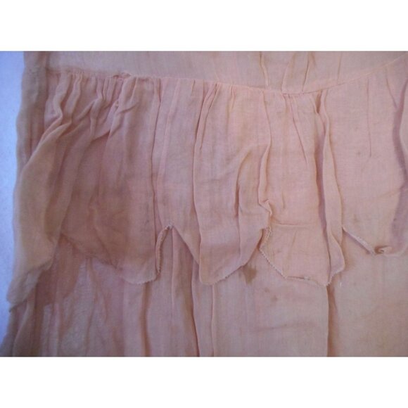 Antique 1940s Child's Dusty Pink Tunic shift dress handmade - Picture 6 of 9